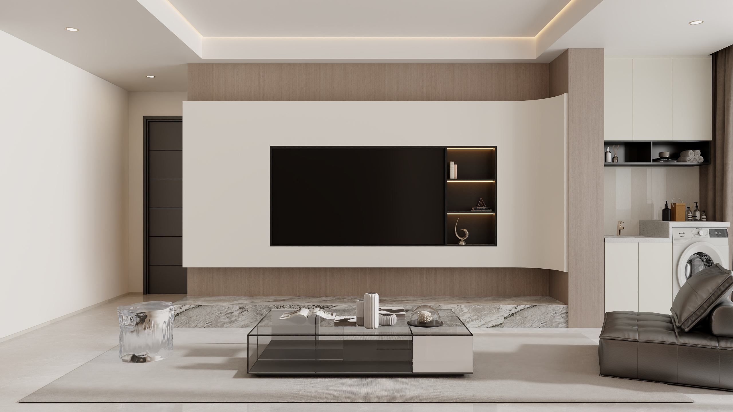 爱画图的小胖子-极简风格-126平三居室-装修设计方案