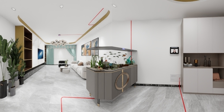 小議设计展示空间-（梁吉敏吉宅）1901二期14-1-1102（E2户型138㎡）-装修设计方案