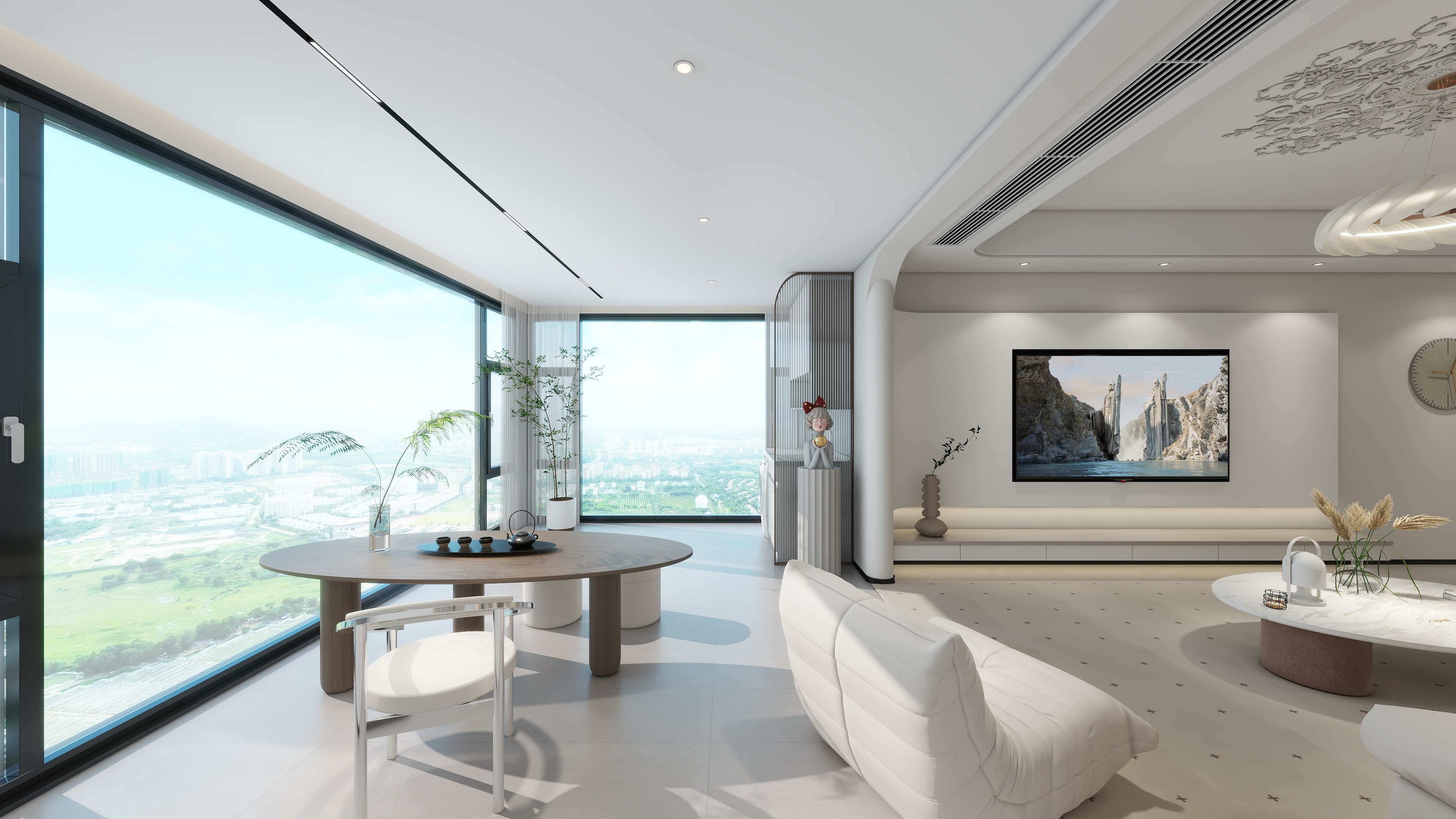 沈有波-昕晖璟晌奶油99.7平米-装修设计方案