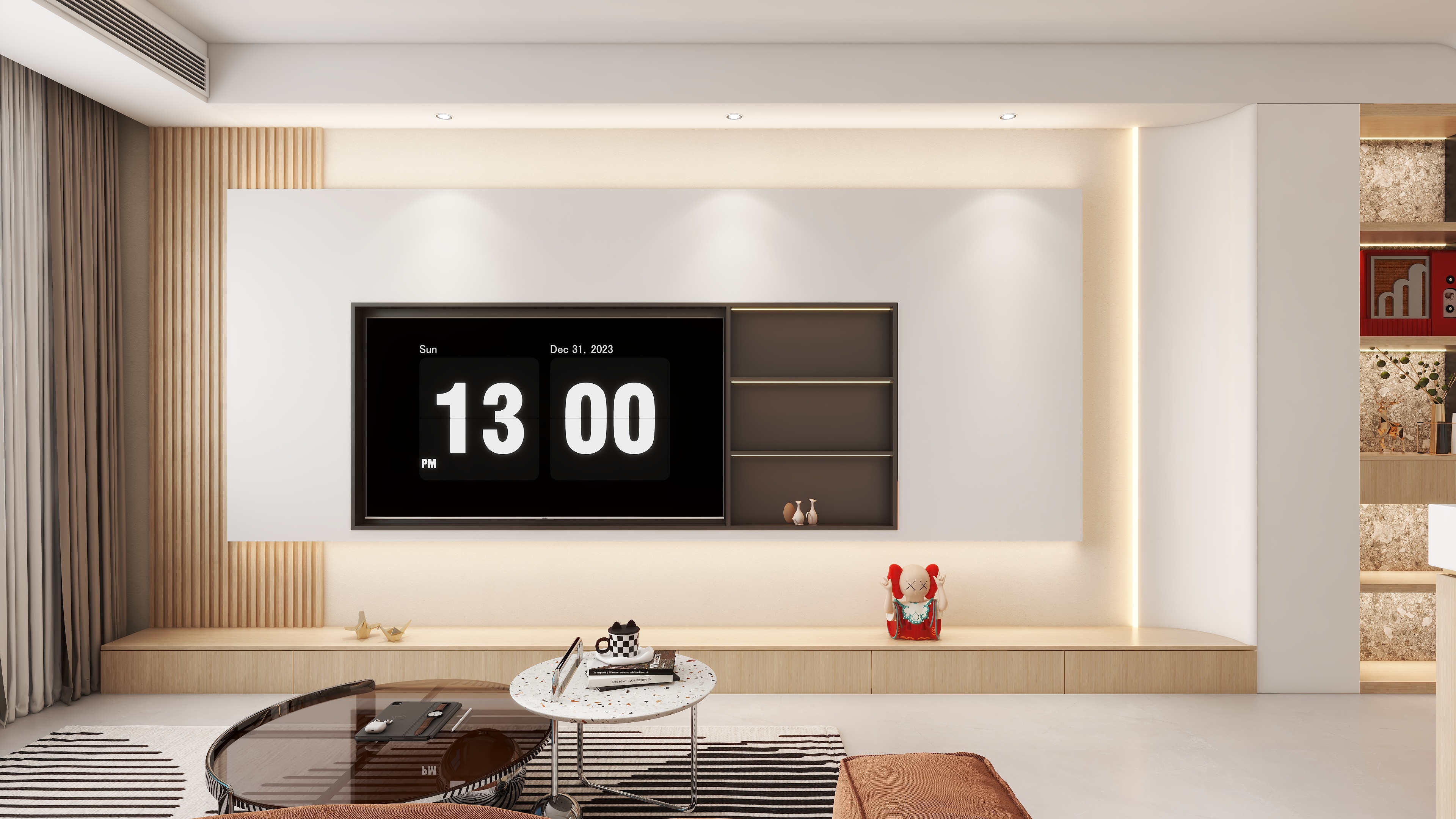 装修设计表现-现代70m²-装修设计方案