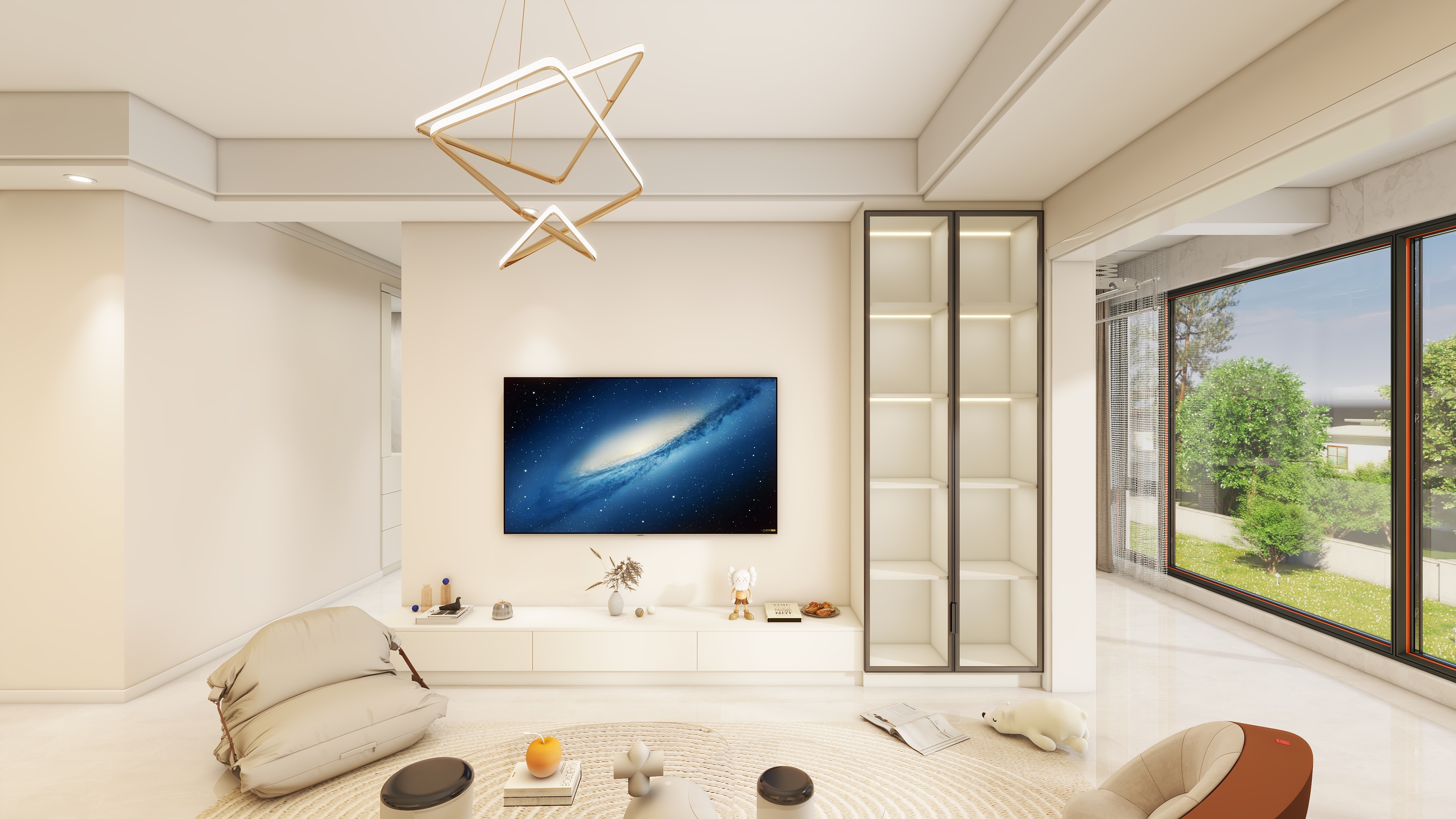 YDYWJCC-陈-奶油风-三室-100平方-装修设计方案