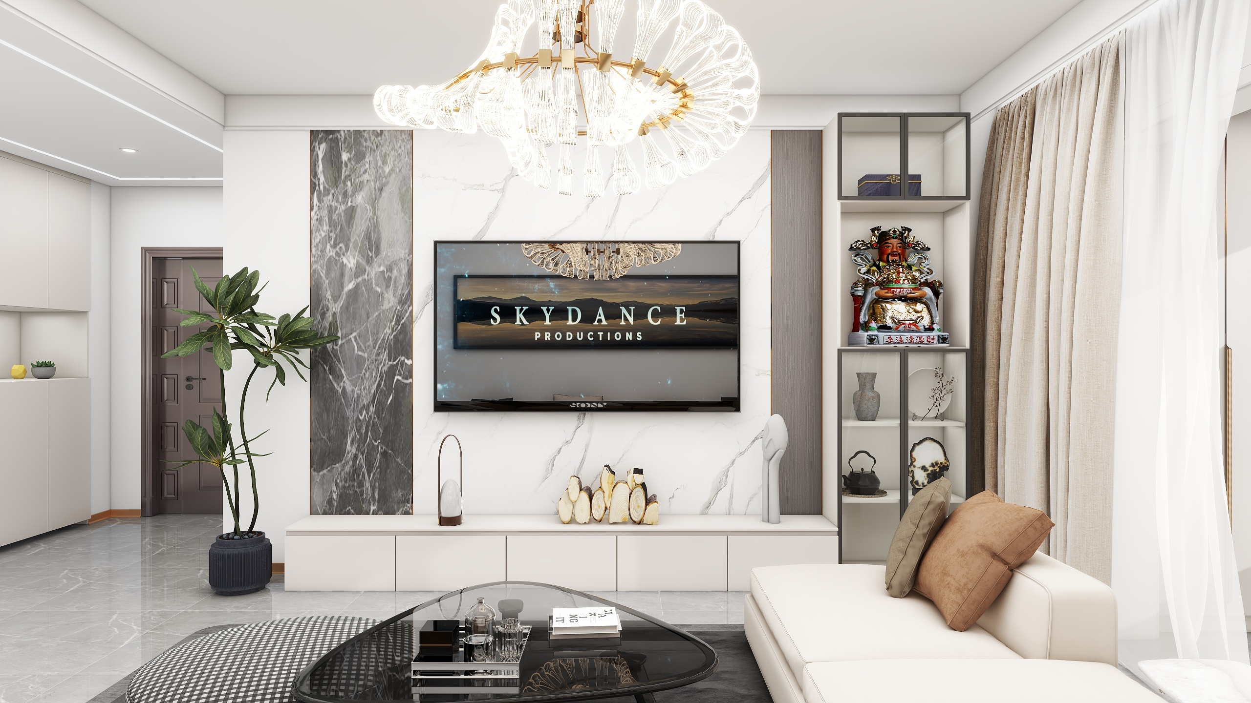 二杠六十-世茂璀璨倾城108㎡3室-装修设计方案