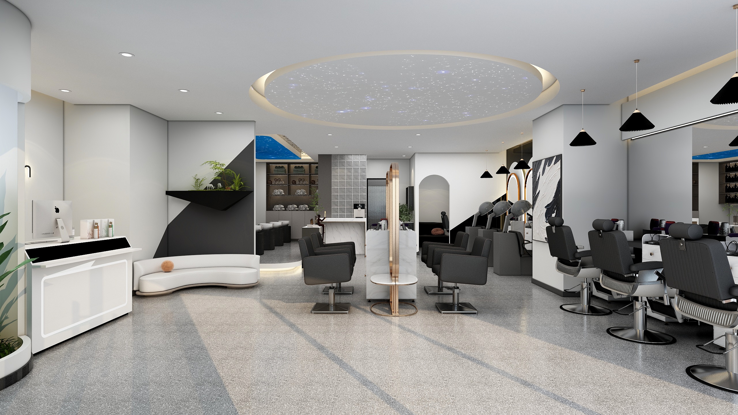 。。。-理发店-装修设计方案