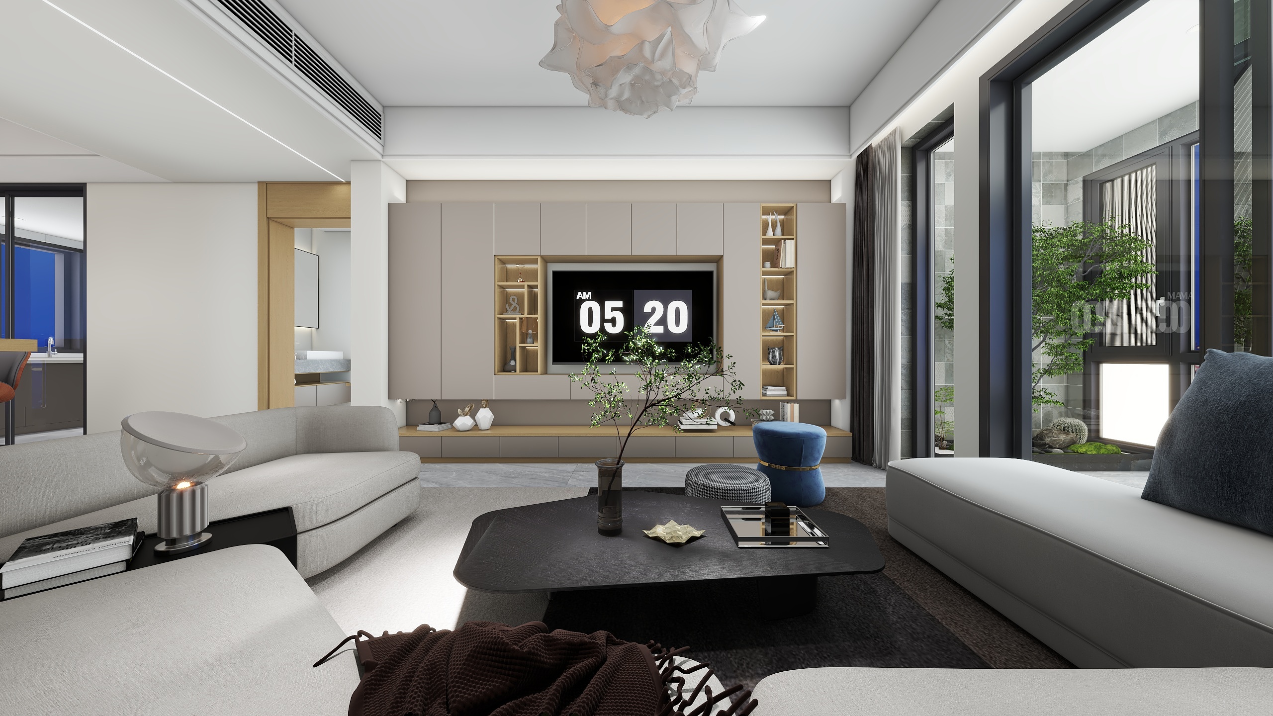 黎锦秀-保利天汇原木118㎡2室-装修设计方案