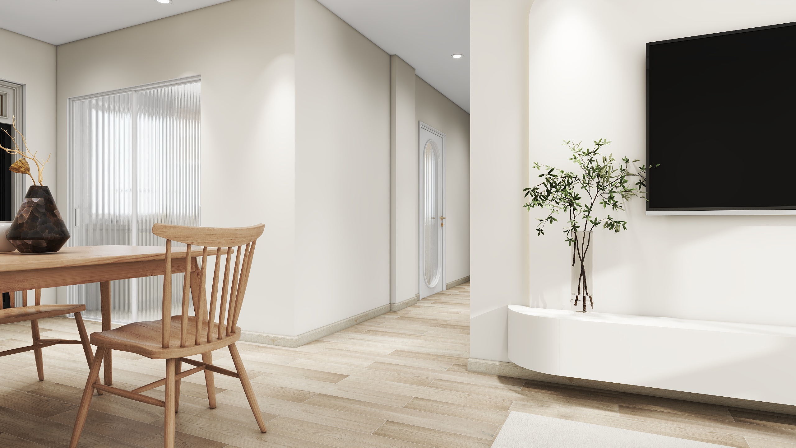 酱JM-海德公园81㎡3室装修效果图