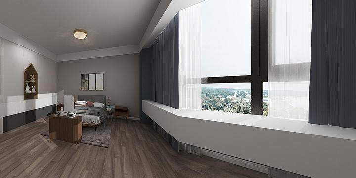 宁静狂潮-顺义自建别墅挑空-装修设计方案