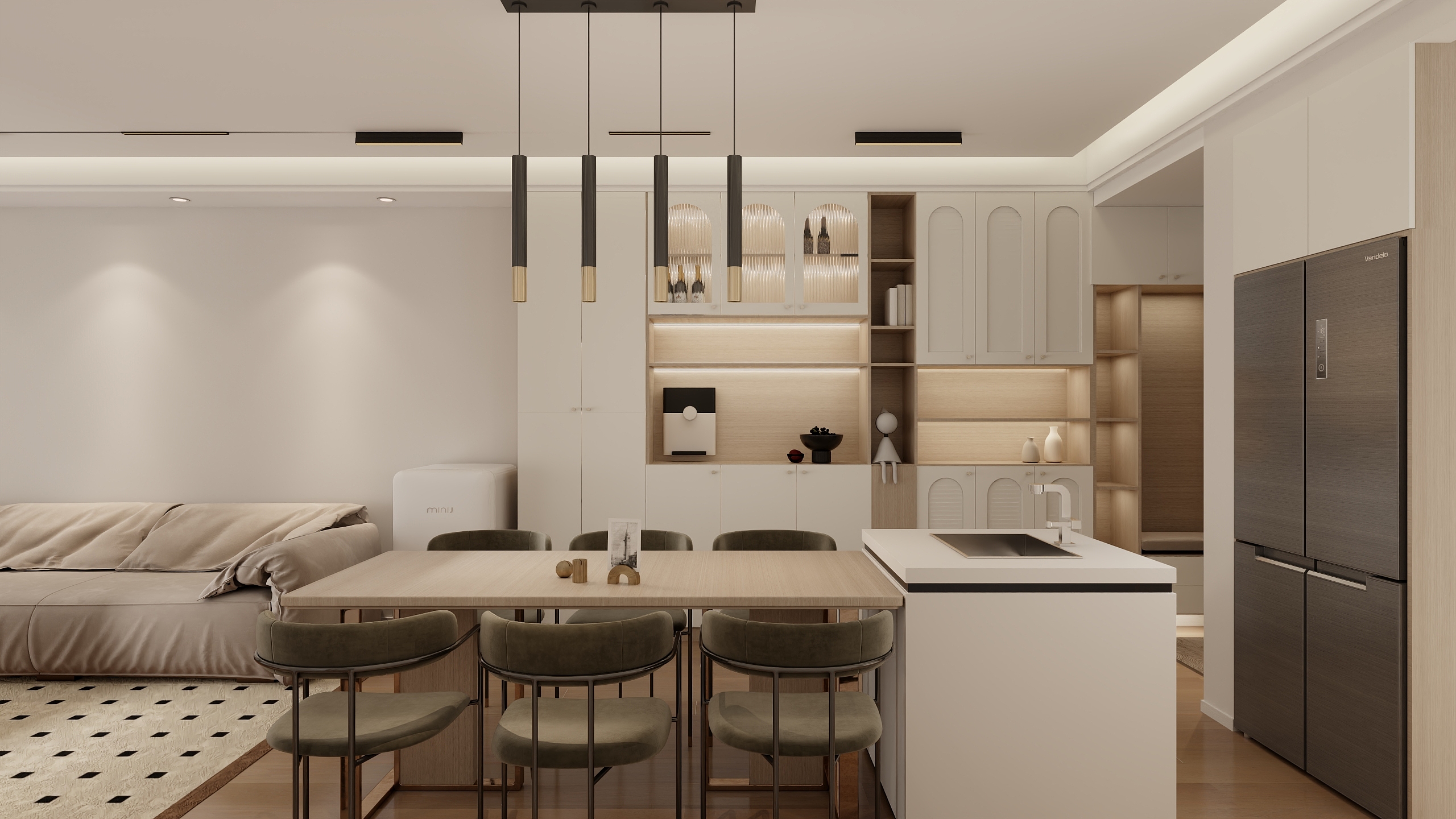 AnlingDesigner-地王公馆132㎡4室装修效果图