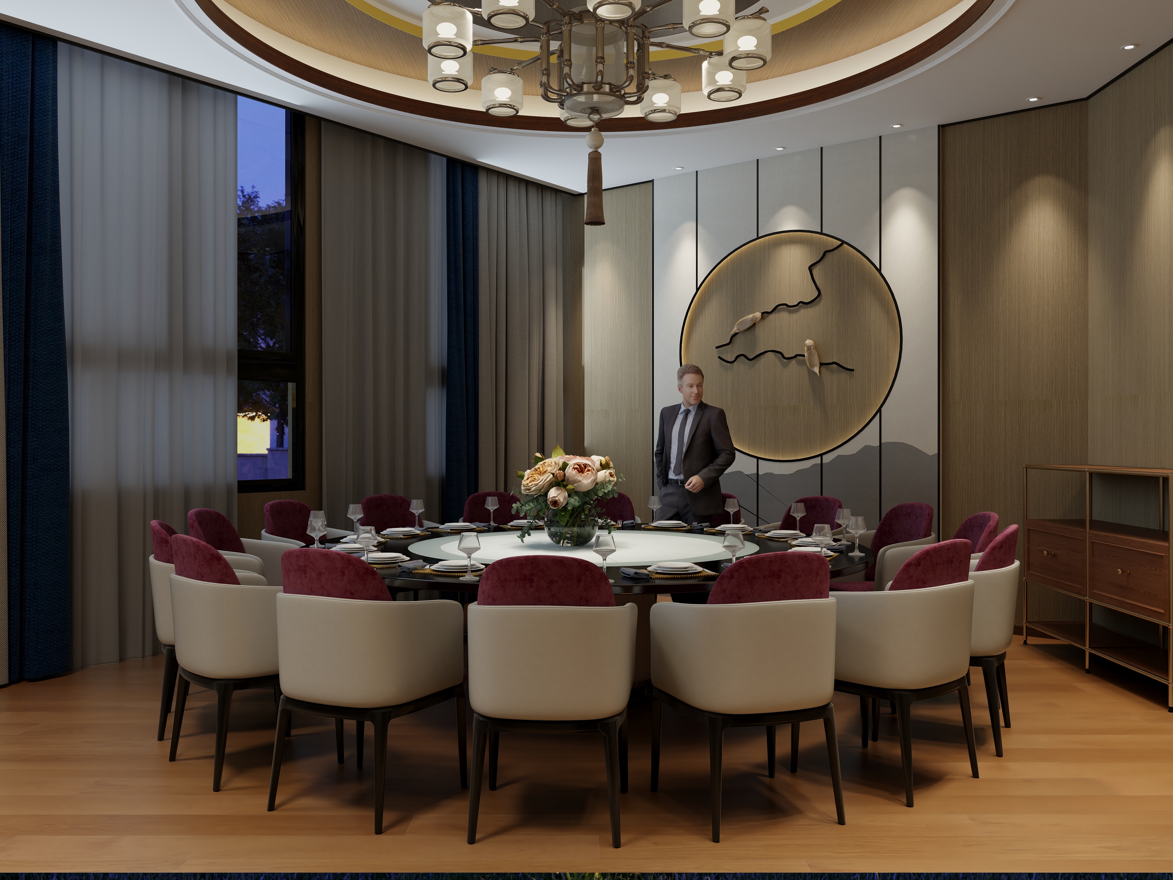 设计杨敏-观澜御府售楼部-装修设计方案