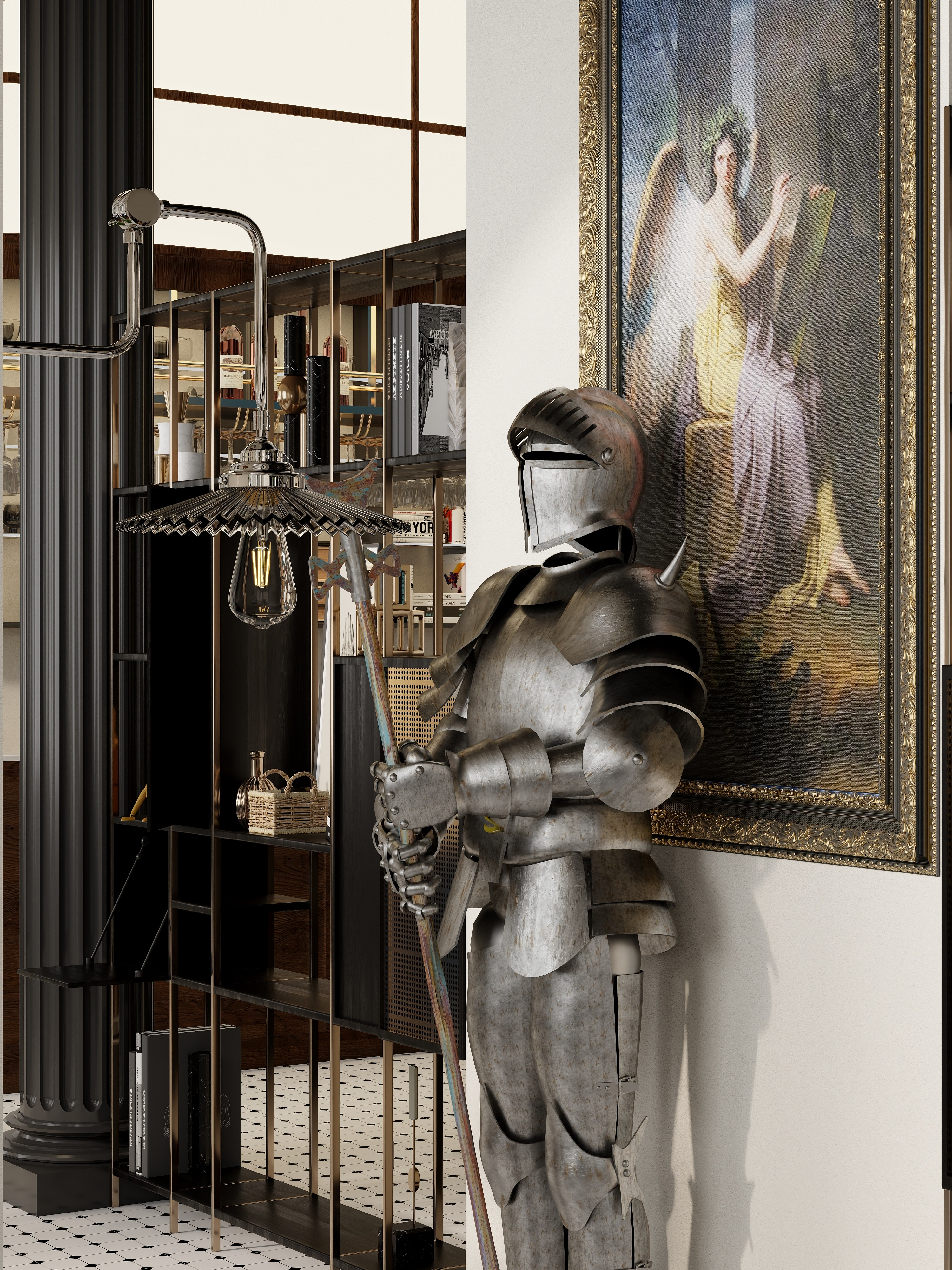 南天门老师-复古西餐厅-装修设计方案