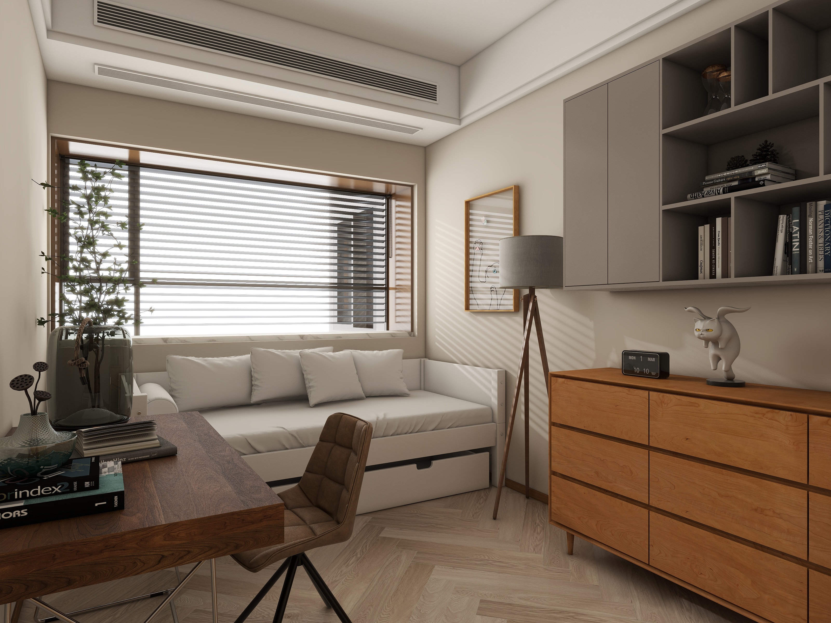 m凡明-海德公园81㎡2室-装修设计方案