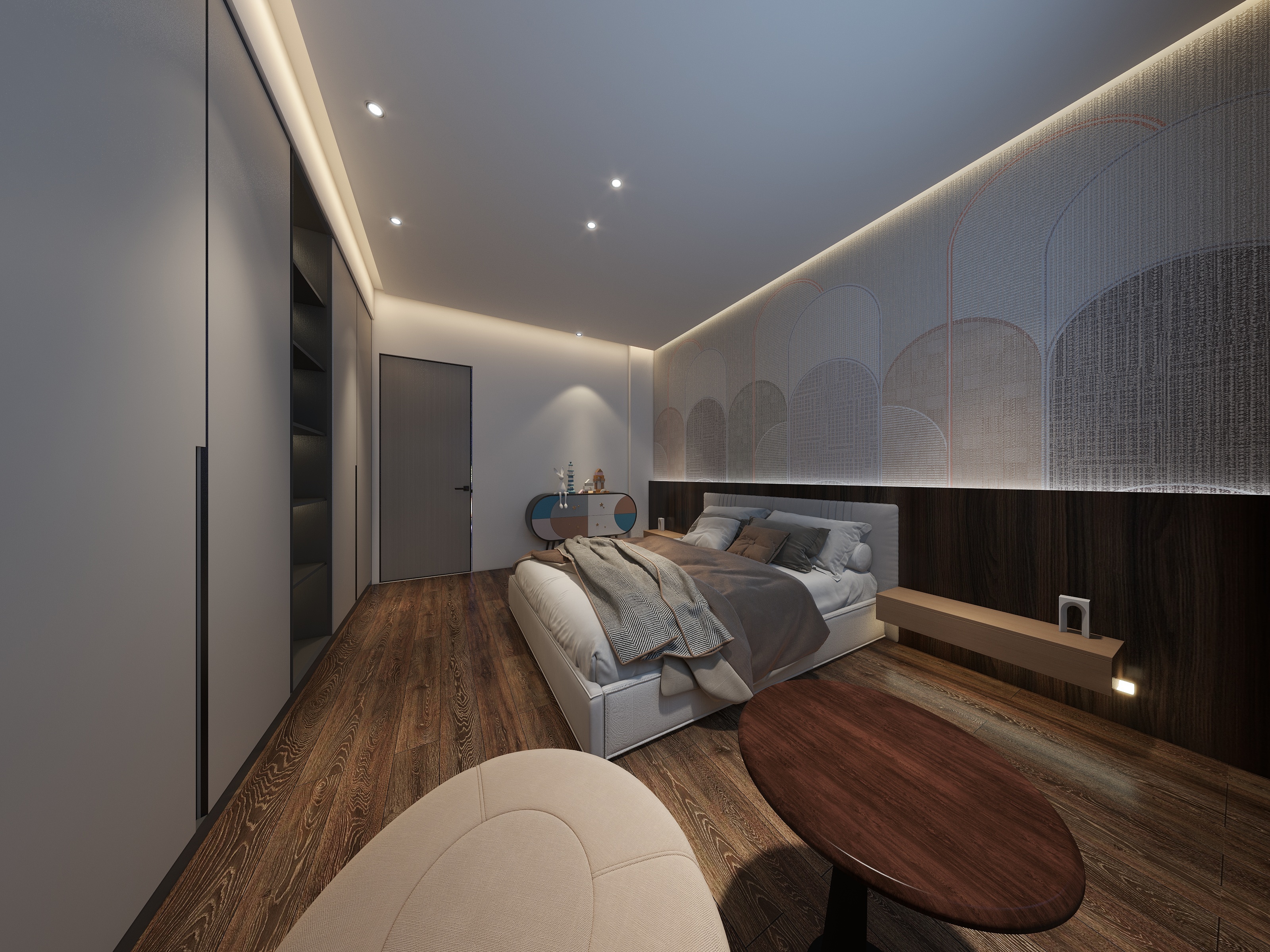 潘潘19977200409-海德公园81㎡1室-装修设计方案