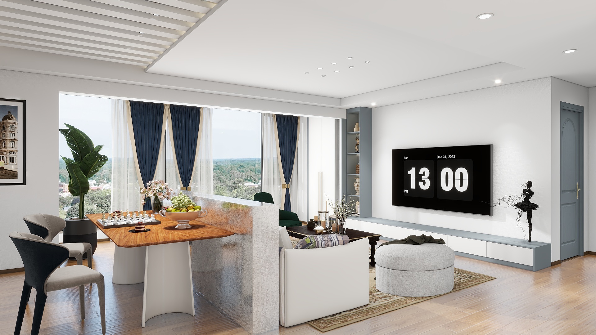 Allen陈先生-125㎡3室-装修设计方案