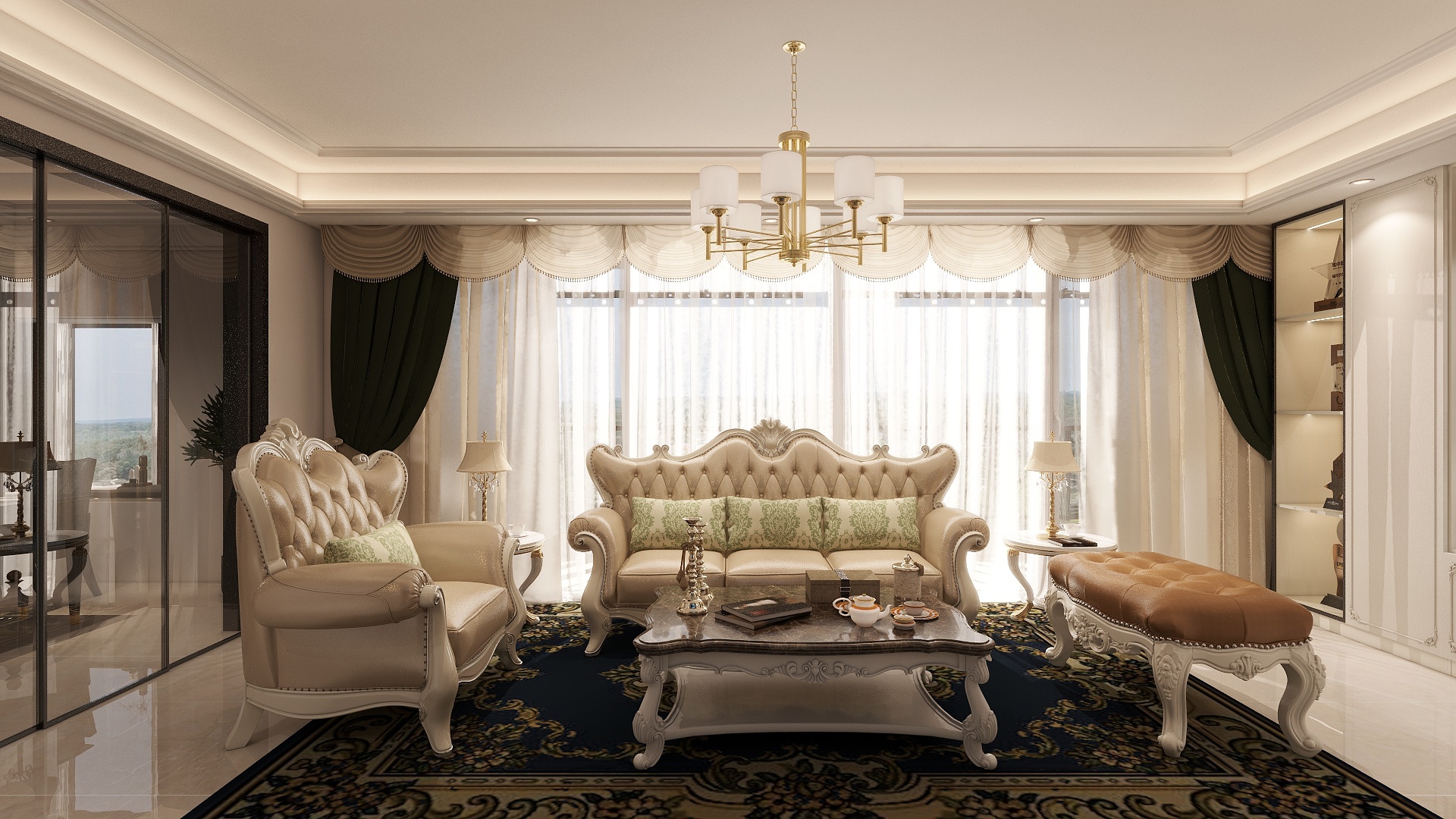 小朱设计丨-【美式】安心装修效果图