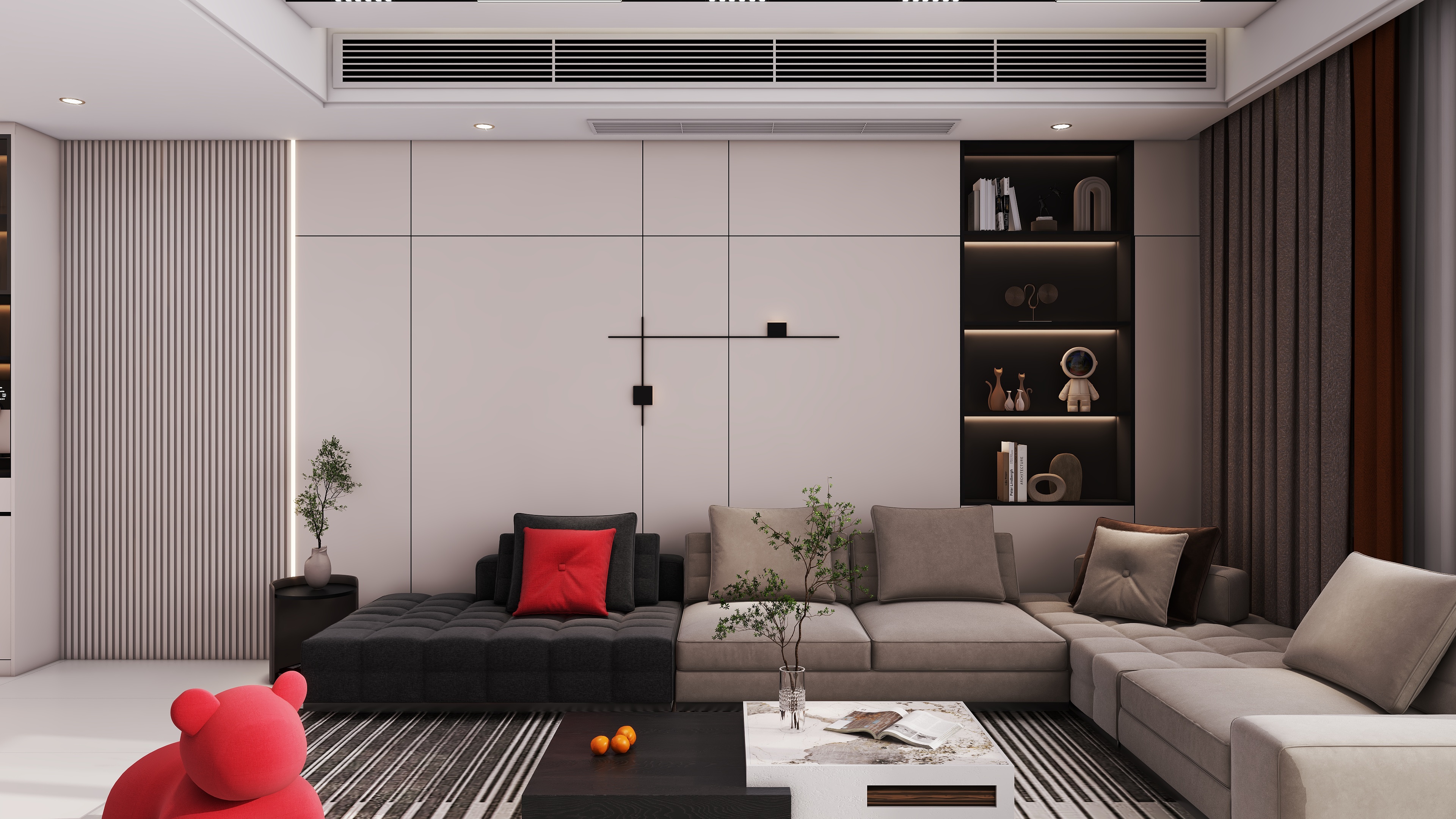 DJ灬喜羊羊-133㎡2室-装修设计方案