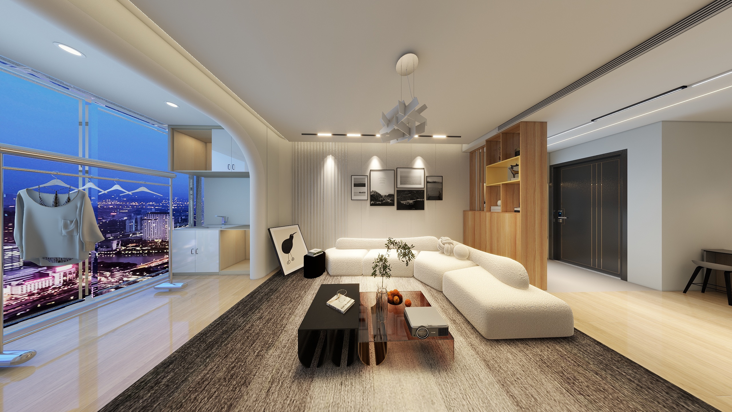 城..-奶油原木-装修设计方案