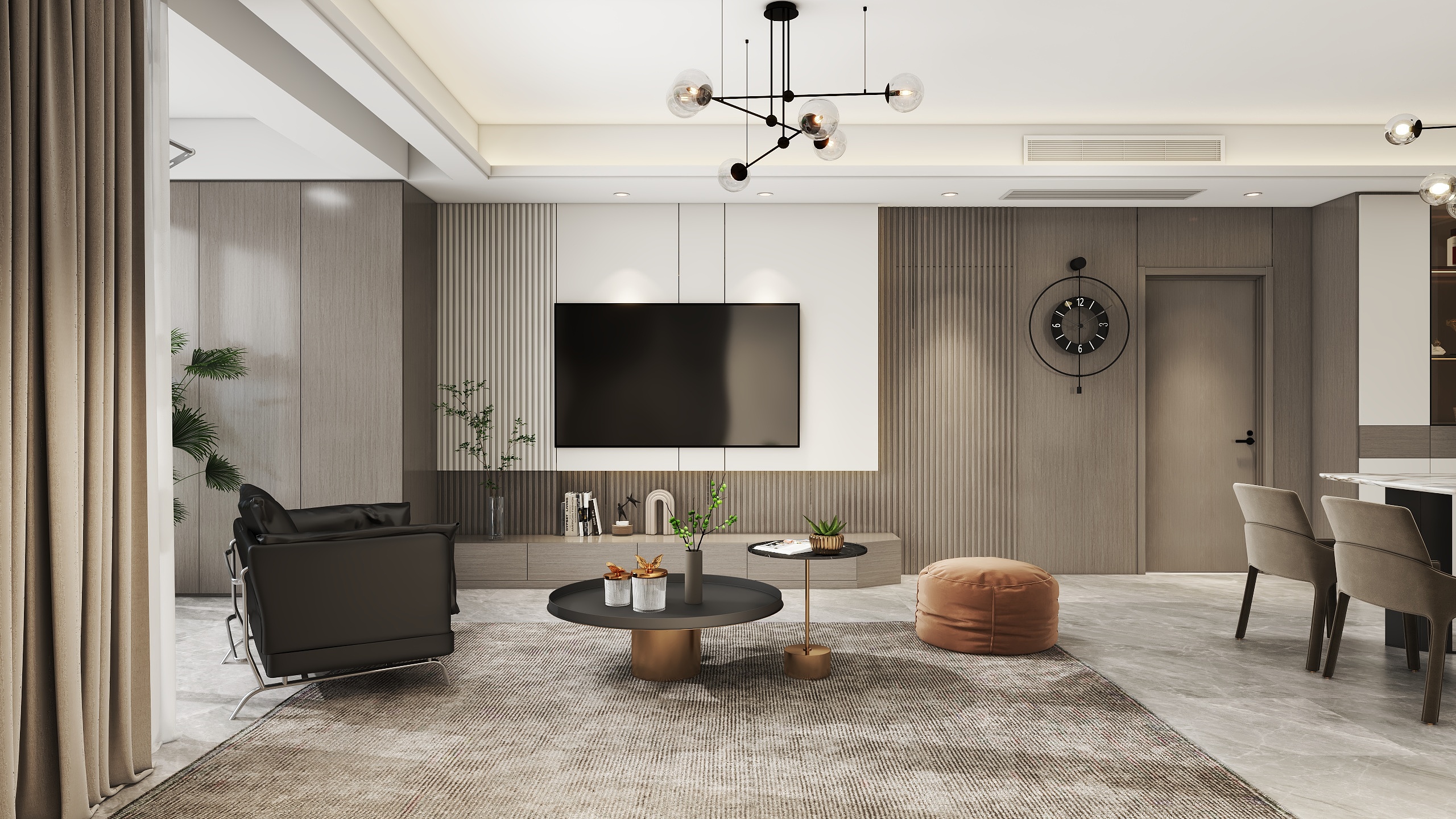 熙皑-120平现代-装修设计方案