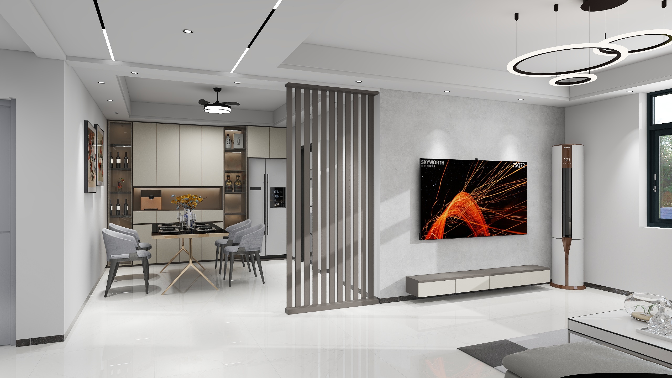 雅丰设计-沭河名居3室-装修设计方案