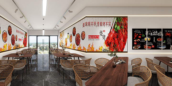 YZJ工作室-烧烤店-装修设计方案