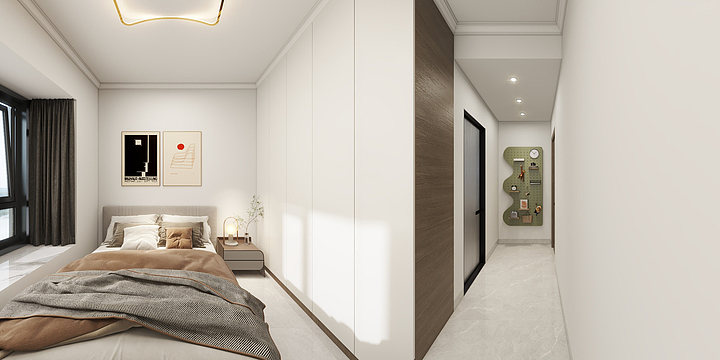 小豆室内设计-世城悦湖2203-装修设计方案