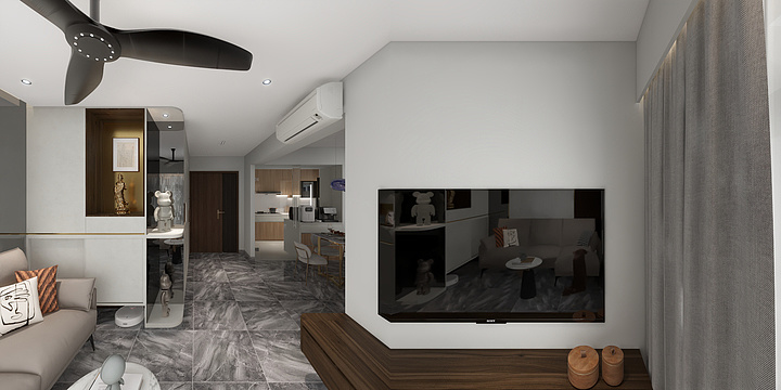 Consouthern-801A West Coast Cres #08-31-v3-装修设计方案