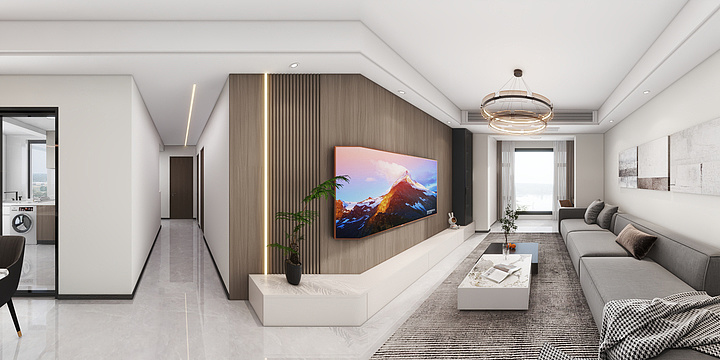 青白江欧曼家居-陆港套三李姐-装修设计方案