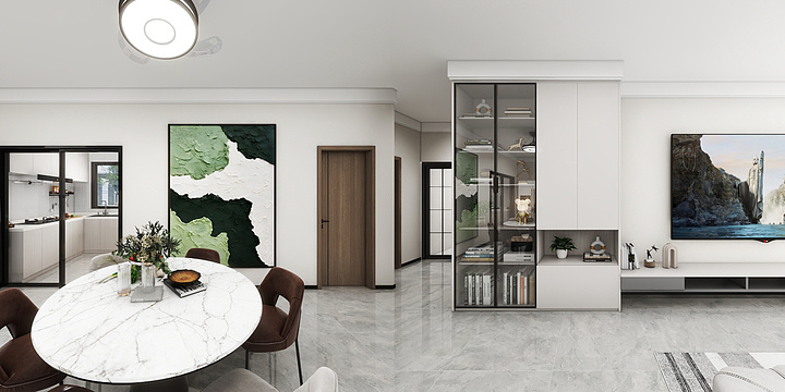 LHYDesign-郑西鑫苑名家52号楼145m²-装修设计方案