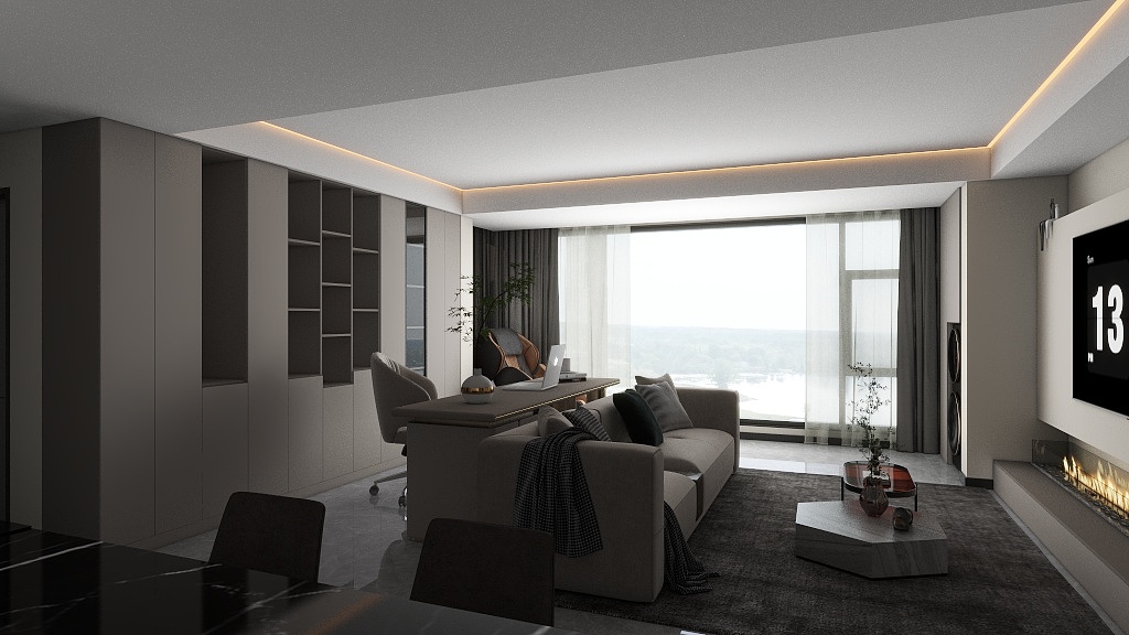 L_A_-鲁能二期小高层100-装修设计方案