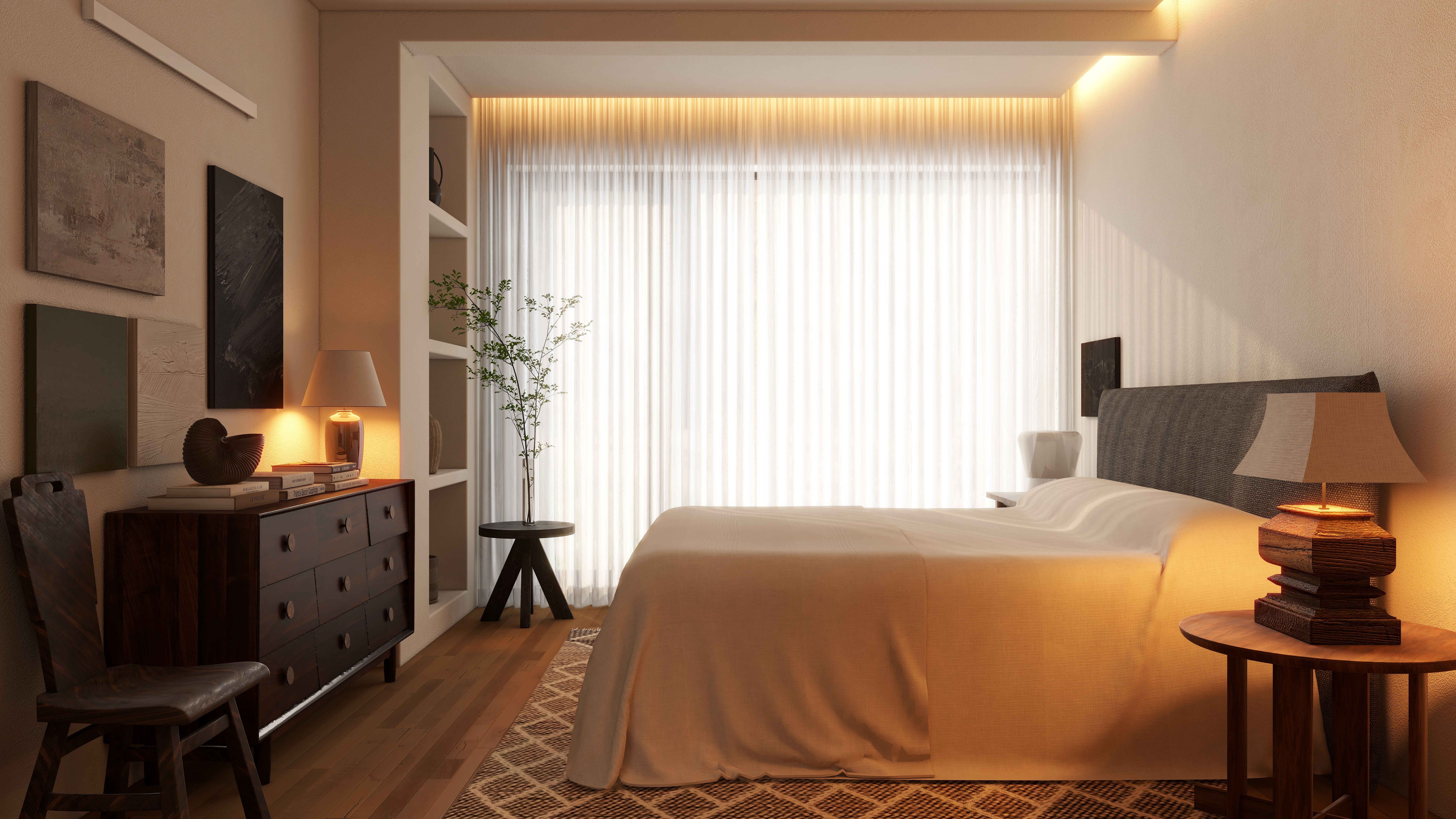 熬暖酱-重庆绿城春熙云庐自然主义私宅二层孩子房装修效果图第2张