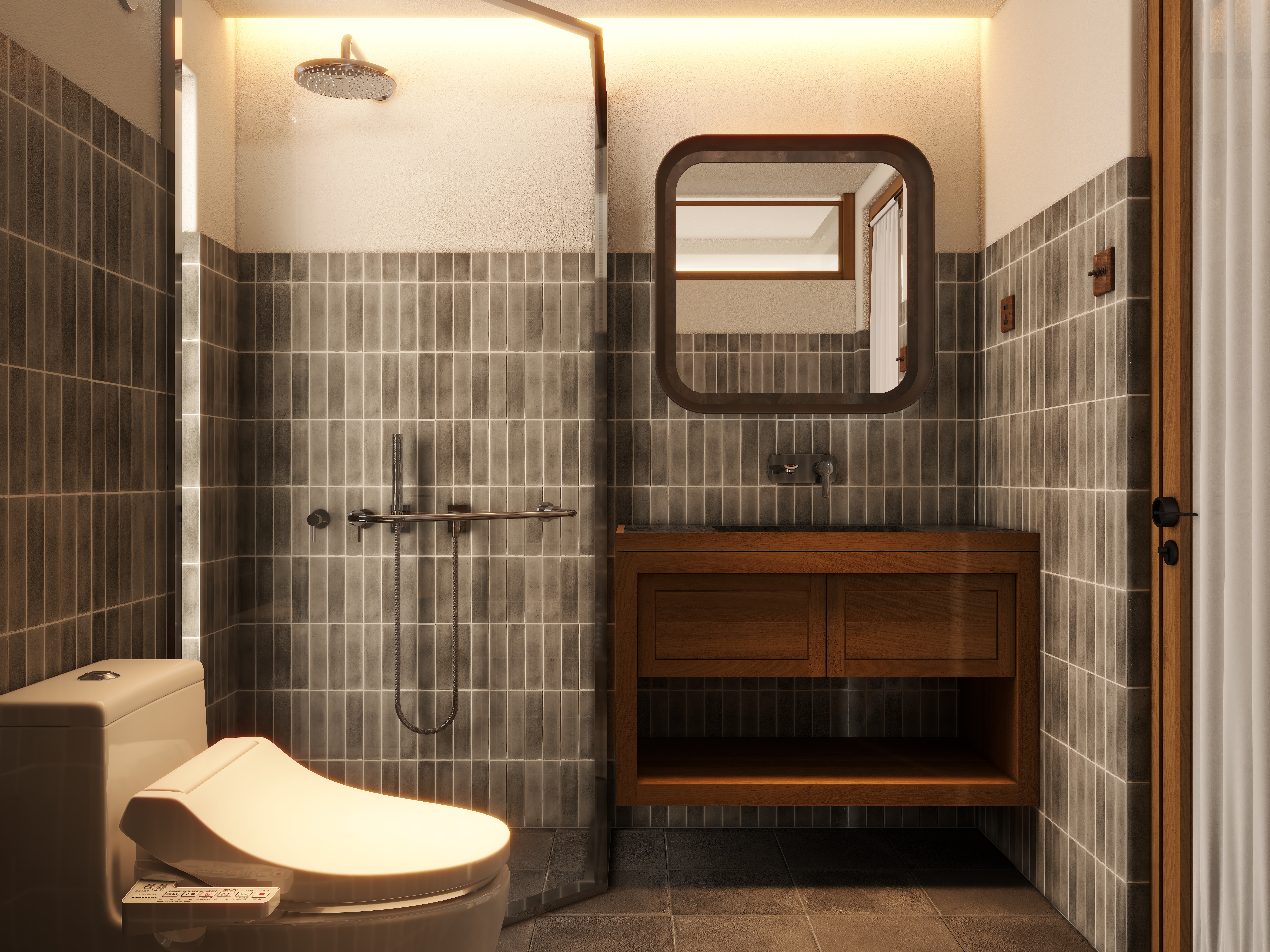 熬暖酱-重庆绿城春熙云庐自然主义私宅二层次卫装修效果图第1张