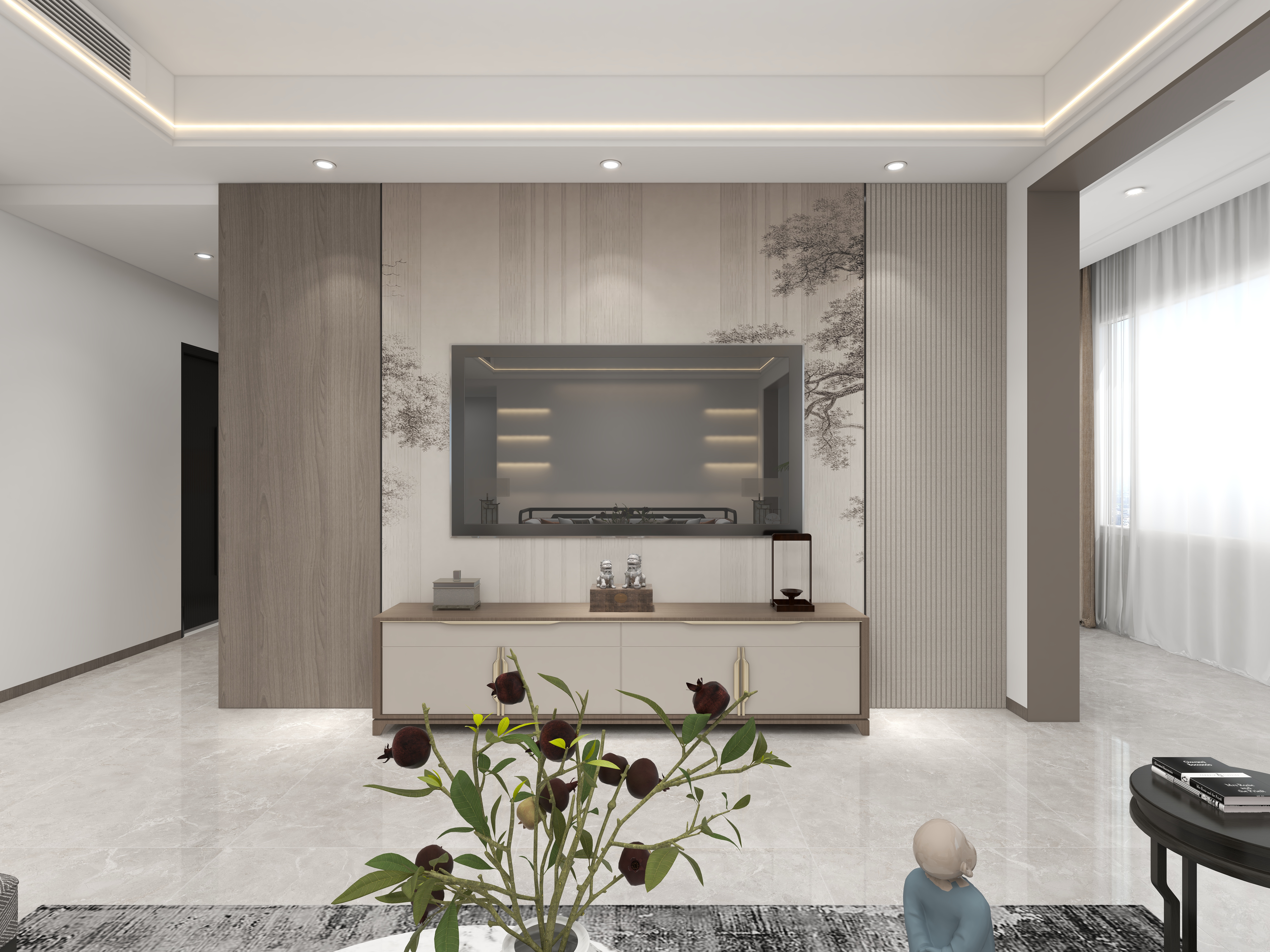 齐小北-150平四室|素雅新中式-装修设计方案