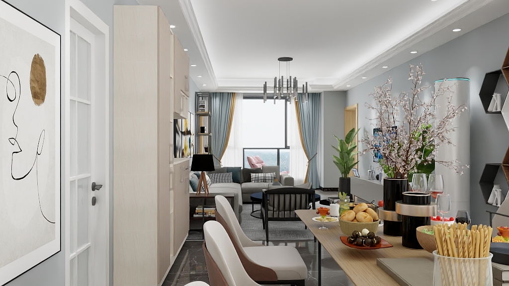 郭红玫-现代简约-装修设计方案