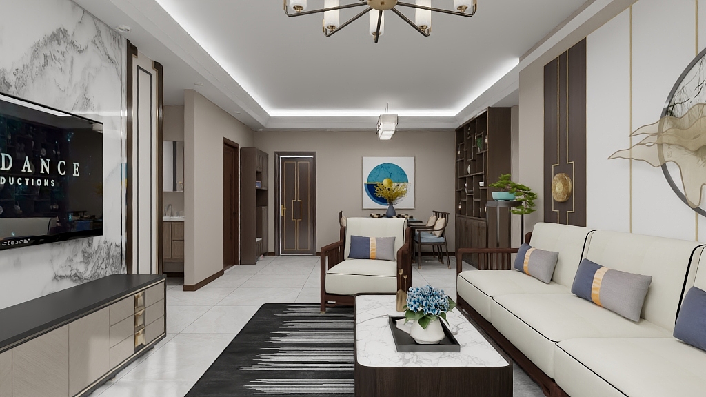 cygZhC-104㎡3室装修效果图