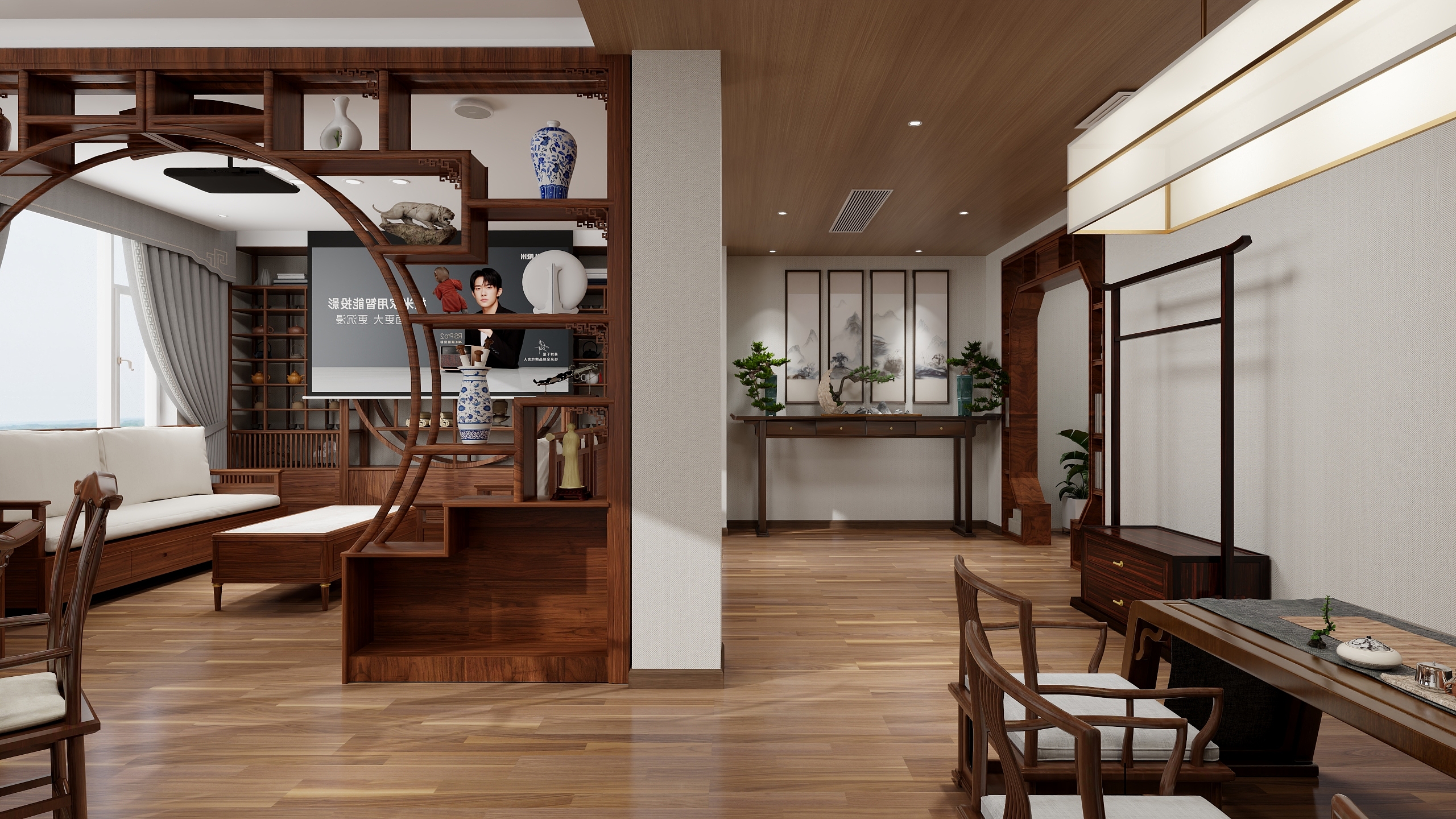 深州杨子装饰-茶室-装修设计方案