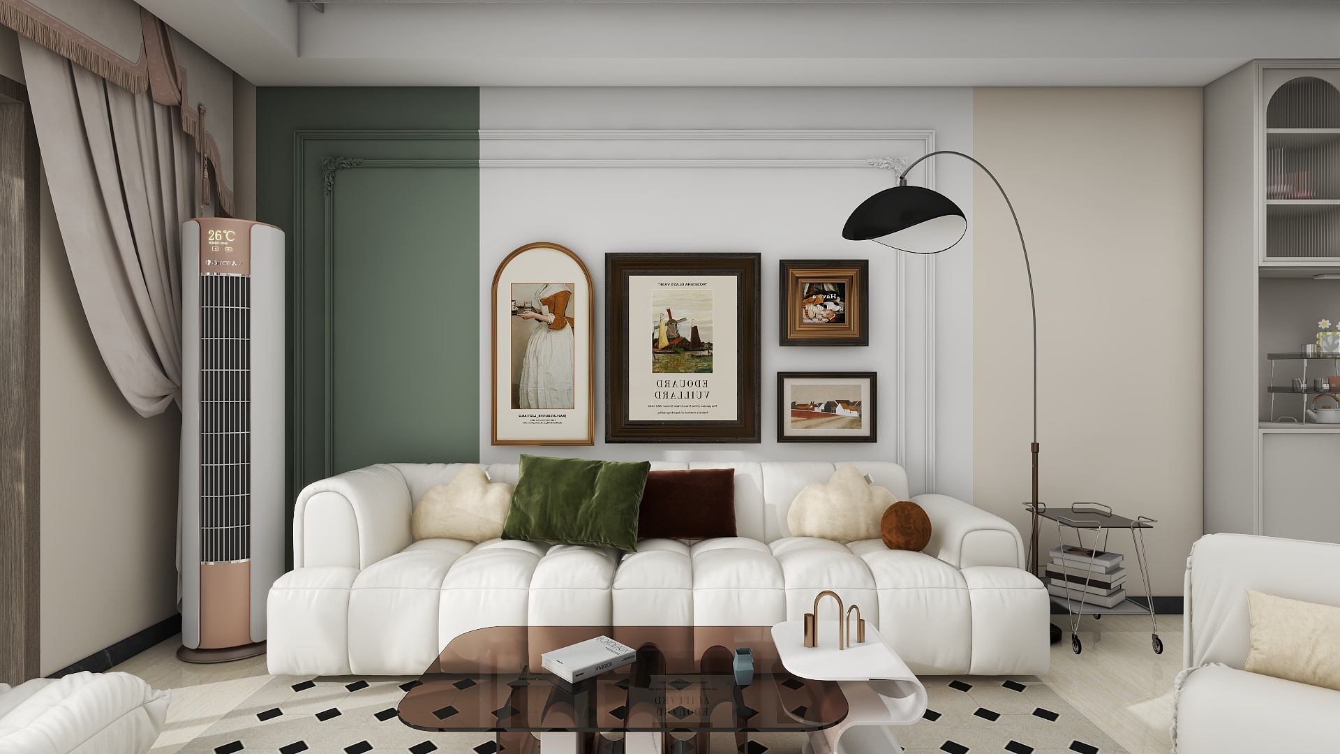 设计-男孩-龙湖雅宝天钜115平法式风装修效果图