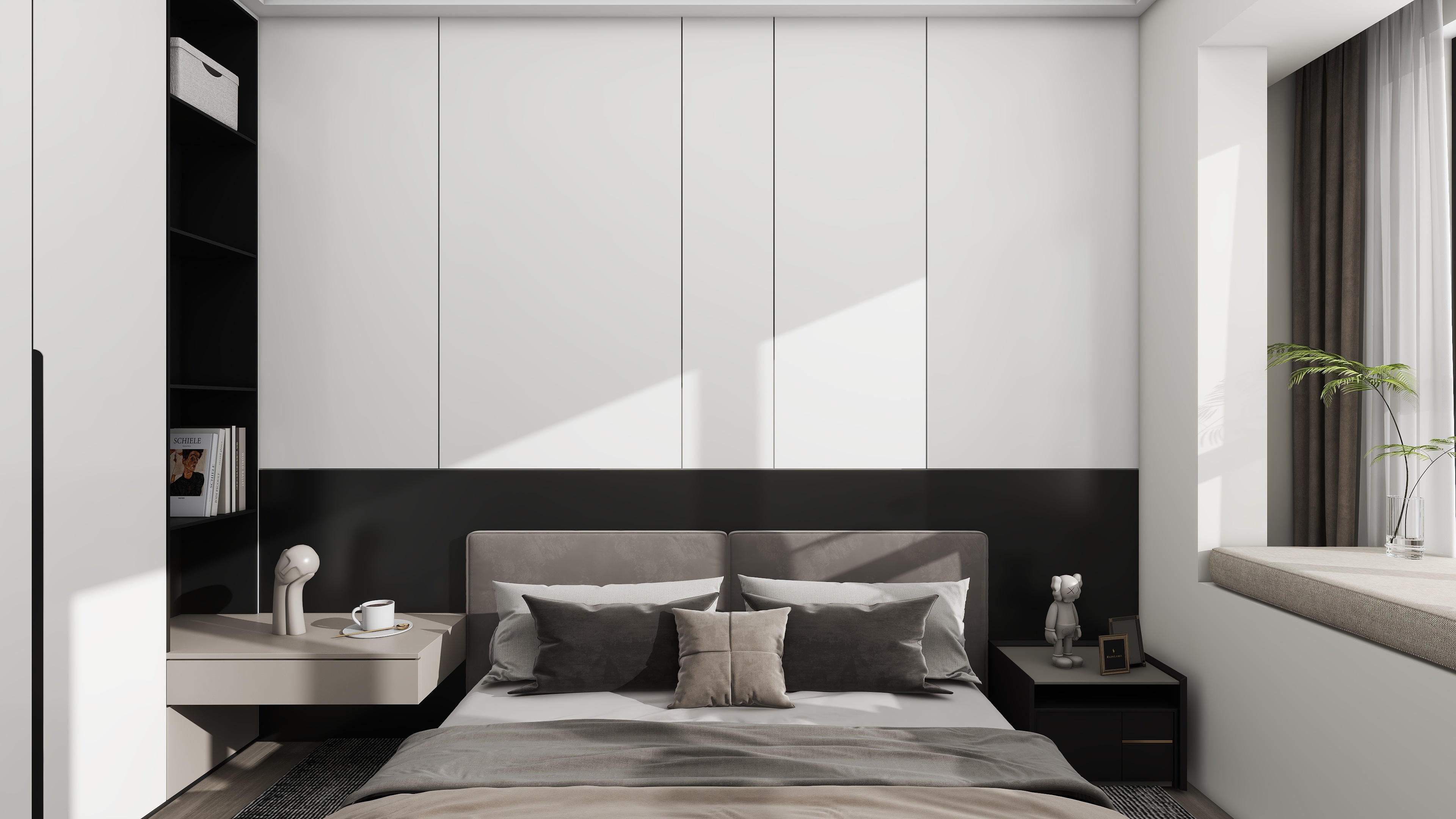 Jerry-空间设计-104㎡4室装修效果图