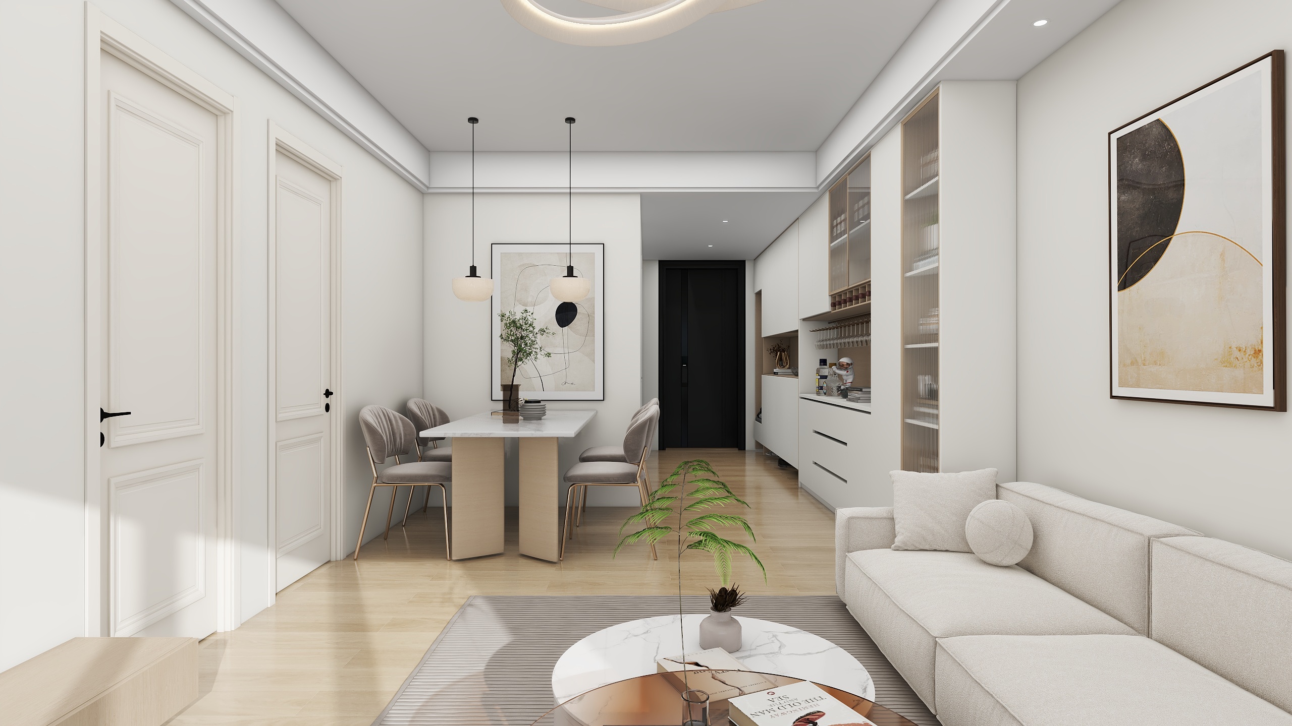 Jerry-空间设计-65㎡2室装修效果图