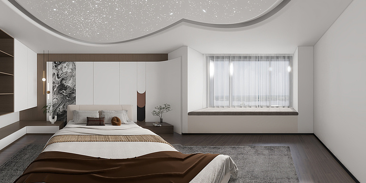 D-设计-简约卧室-装修设计方案