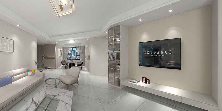 襄阳卓越装饰有限公司-东津世纪城唐宁岸1-1-401-装修设计方案