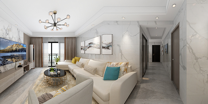 风之言-中信凯旋城现代简约-装修设计方案