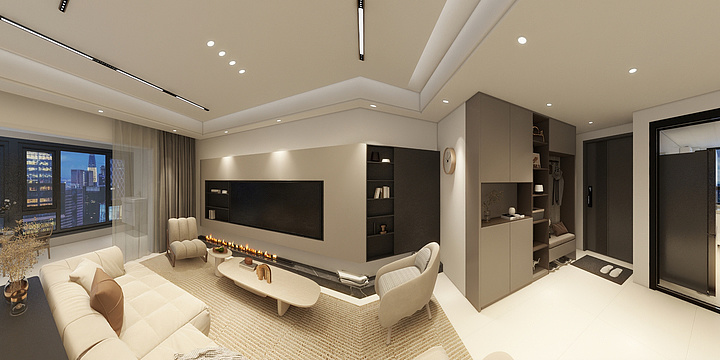 锐艺装饰-正商金域世家9-3-806KJL-装修设计方案