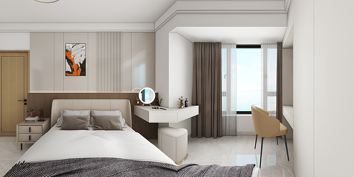 文强-汉唐装饰-云筑03户型效果图-装修设计方案