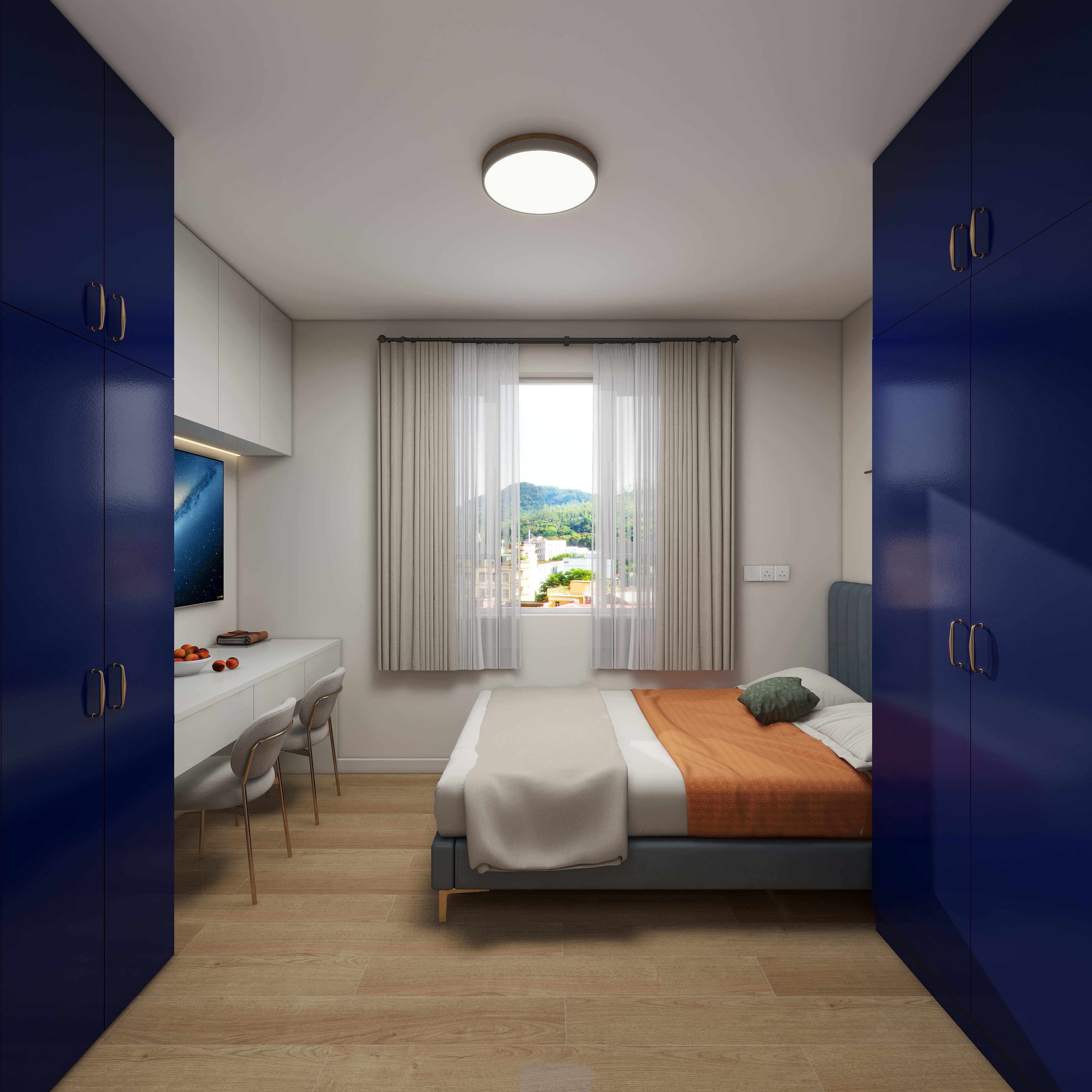 林安设计-15平个性1室小公寓-装修设计方案