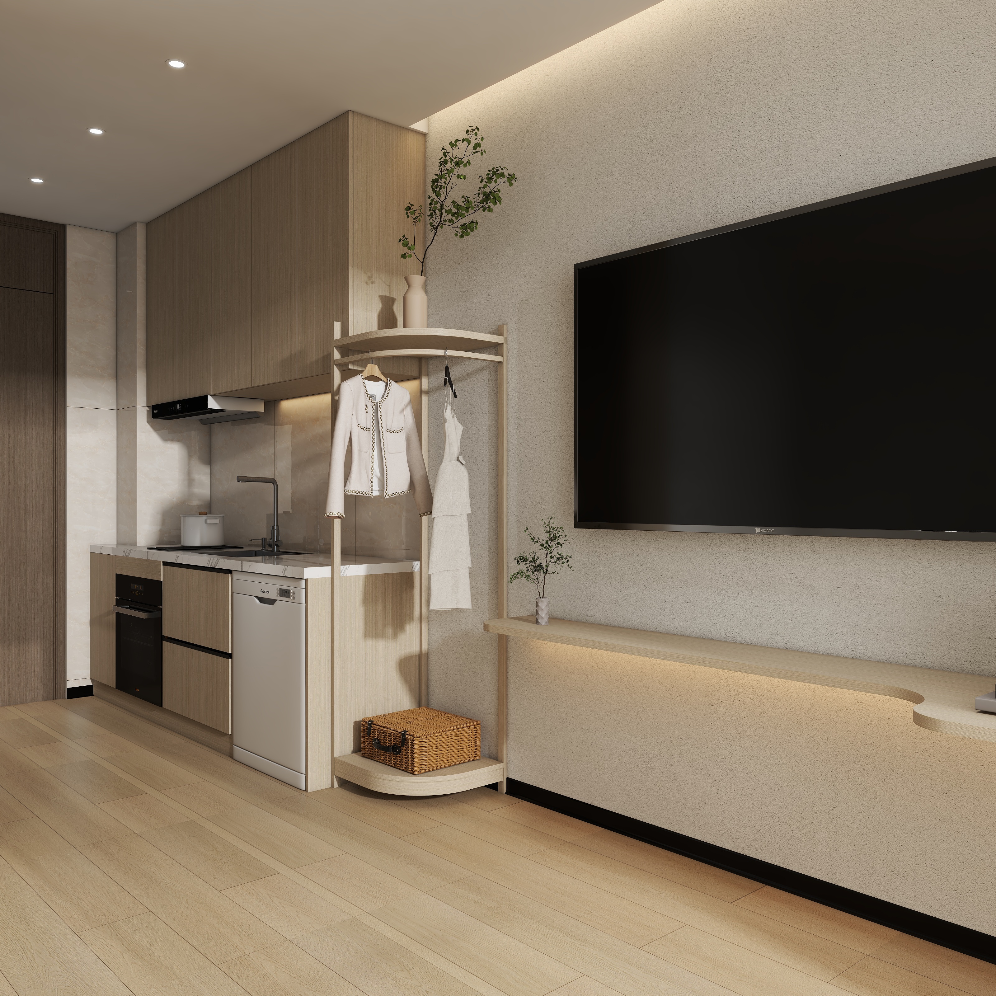 程思龙-一居室单间-装修设计方案