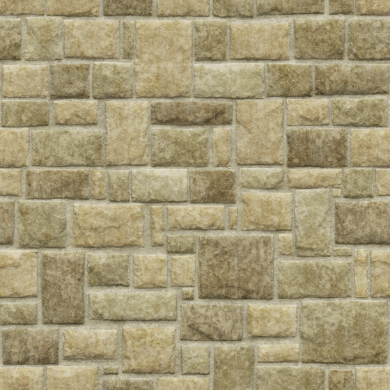 Cultural Stone -062 Wall Tile 3D Model in Beige
