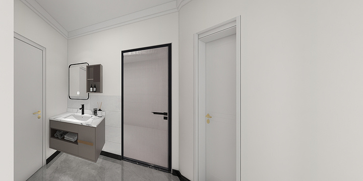 北京兴商装修装饰工程有限公司-西斯莱效果图三居室-装修设计方案