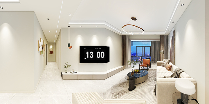 河南鹿邑亿诺智能灯光设计部-新城首府  思-装修设计方案