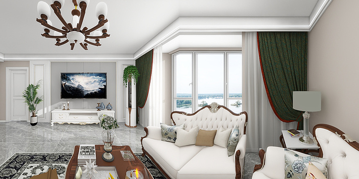 正宇utIb-小汤山160效果图-装修设计方案