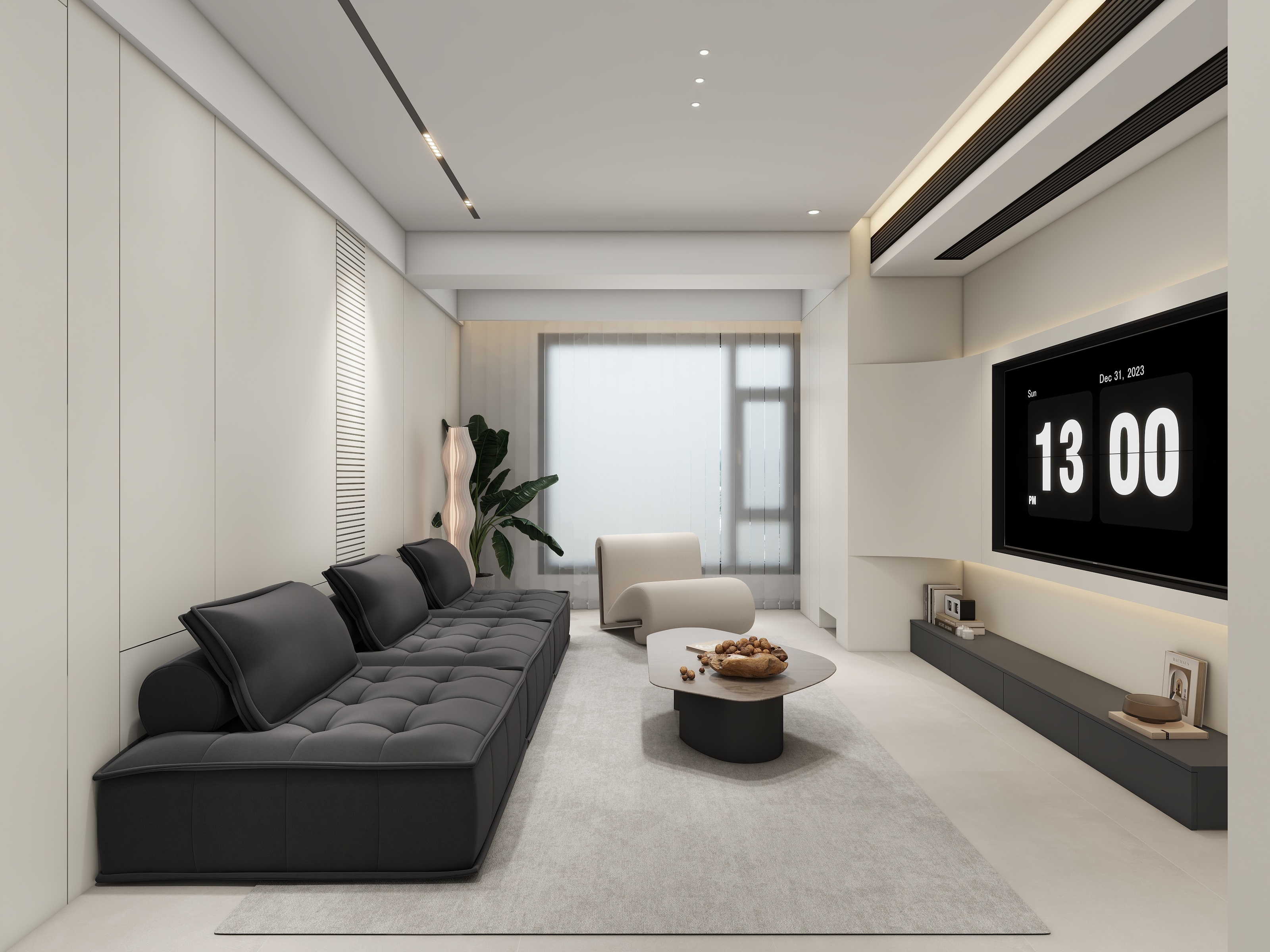 惠惠设计-南阳极简-两居室-装修设计方案