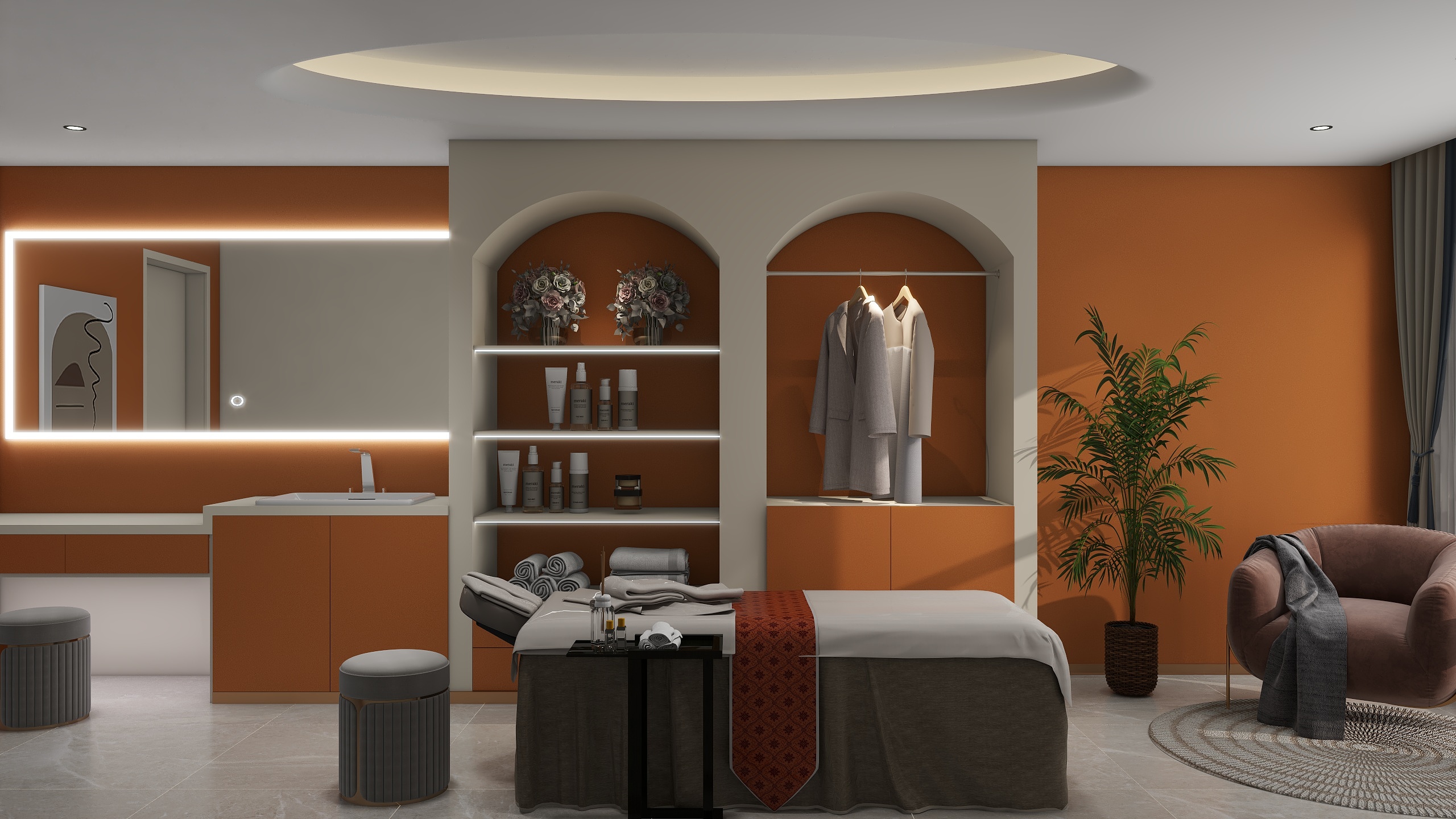 JC是纯仔吖-美容院空间设计《悦己》-装修设计方案