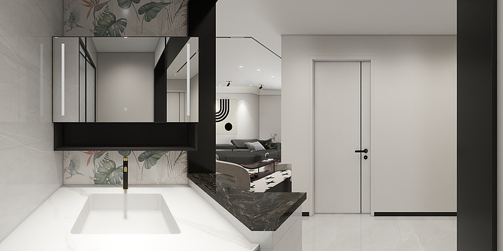 李波设计是空-乌蒙水乡二期左师雅居-装修设计方案